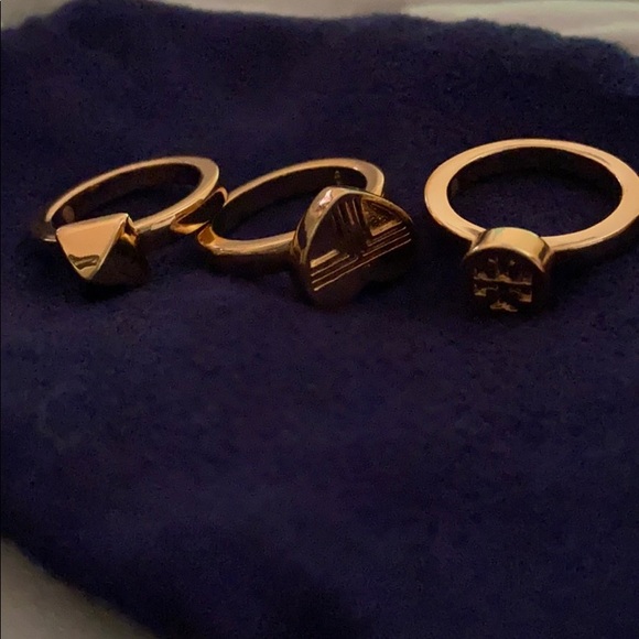 LAST SET! Tory Burch ring set. - Picture 2 of 4